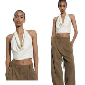 Zara Elegant White Blouse